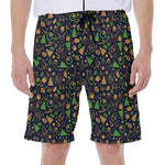 Christmas Party Elements Pattern Print Men's Beach Shorts