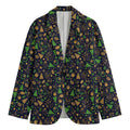 Christmas Party Elements Pattern Print Men's Blazer