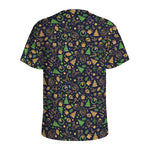 Christmas Party Elements Pattern Print Men's Sports T-Shirt