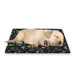 Christmas Party Elements Pattern Print Pet Cooling Mat Cover