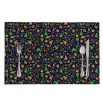Christmas Party Elements Pattern Print Placemat