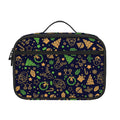 Christmas Party Elements Pattern Print Portable Lunch Bag