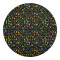 Christmas Party Elements Pattern Print Round Blanket
