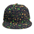 Christmas Party Elements Pattern Print Snapback Cap
