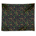 Christmas Party Elements Pattern Print Tapestry