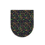 Christmas Party Elements Pattern Print Toilet Lid Cover
