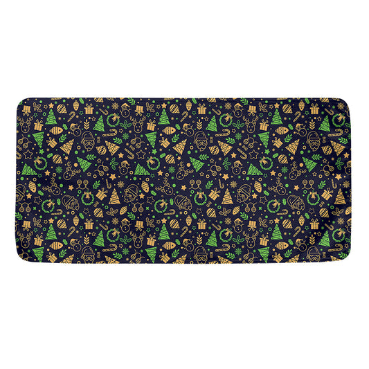 Christmas Party Elements Pattern Print Towel