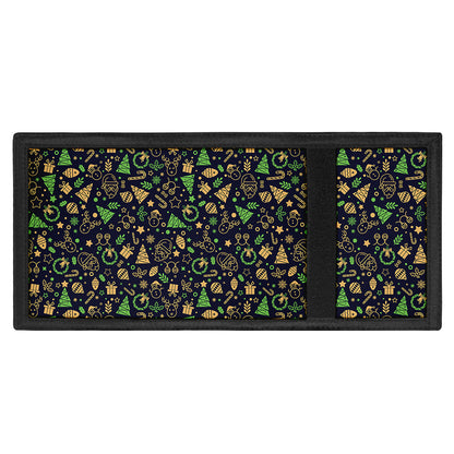 Christmas Party Elements Pattern Print Trifold Wallet