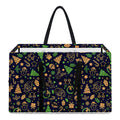 Christmas Party Elements Pattern Print Utility Tote Bag
