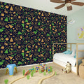 Christmas Party Elements Pattern Print Wall Sticker