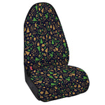 Christmas Party Elements Pattern Print Waterproof Car Seat Cover