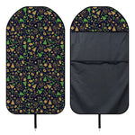Christmas Party Elements Pattern Print Waterproof Car Seat Cover