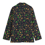 Christmas Party Elements Pattern Print Women's Blazer