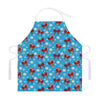 Christmas Party Knitted Pattern Print Adjustable Apron