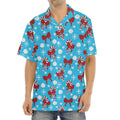 Christmas Party Knitted Pattern Print Aloha Shirt