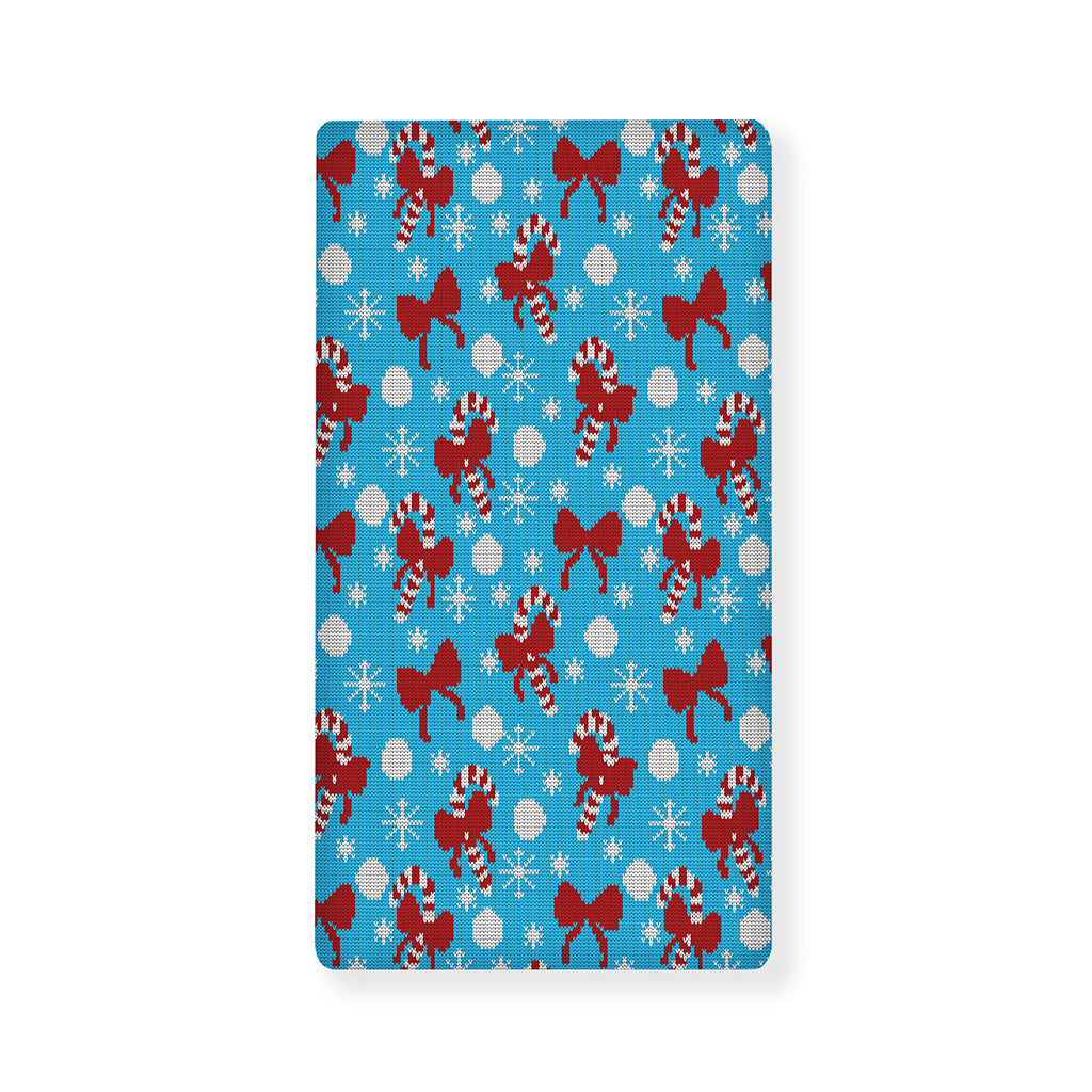 Christmas Party Knitted Pattern Print Baby Crib Sheet
