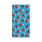 Christmas Party Knitted Pattern Print Baby Crib Sheet