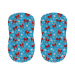 Christmas Party Knitted Pattern Print Bar Stool Covers