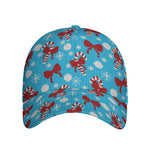 Christmas Party Knitted Pattern Print Baseball Cap