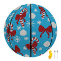 Christmas Party Knitted Pattern Print Basketball
