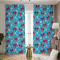 Christmas Party Knitted Pattern Print Dimout Pencil Pleat Curtains