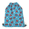Christmas Party Knitted Pattern Print Drawstring Bag