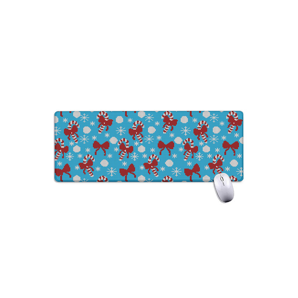Christmas Party Knitted Pattern Print Extended Mouse Pad