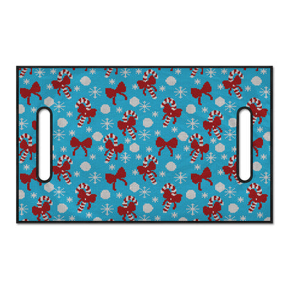 Christmas Party Knitted Pattern Print Golf Cart Seat Cover