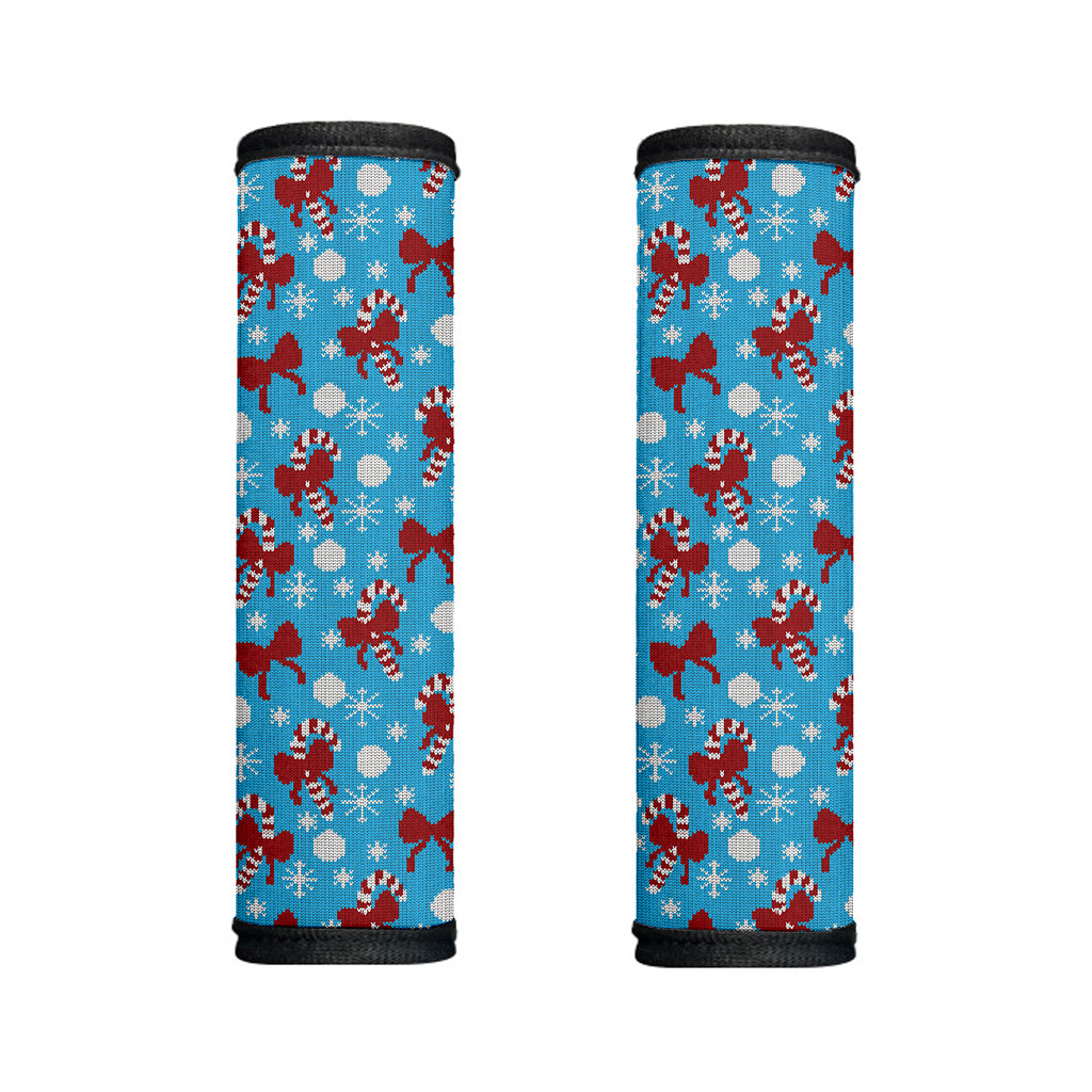 Christmas Party Knitted Pattern Print Handle Covers