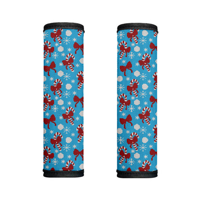 Christmas Party Knitted Pattern Print Handle Covers