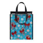 Christmas Party Knitted Pattern Print Insulated Lunch Tote