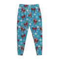Christmas Party Knitted Pattern Print Jogger Pants