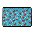 Christmas Party Knitted Pattern Print Kitchen Mat
