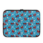 Christmas Party Knitted Pattern Print Laptop Sleeve
