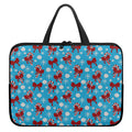 Christmas Party Knitted Pattern Print Laptop Sleeve With Handle