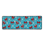 Christmas Party Knitted Pattern Print Long Kitchen Mat