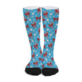 Christmas Party Knitted Pattern Print Long Socks