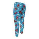 Christmas Party Knitted Pattern Print Men's Compression Pants