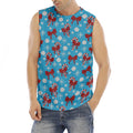 Christmas Party Knitted Pattern Print Men's Fitness Tank Top
