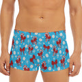 Christmas Party Knitted Pattern Print Men's Short Boxer Briefs