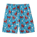 Christmas Party Knitted Pattern Print Men's Swim Trunks