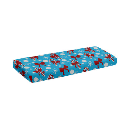 Christmas Party Knitted Pattern Print Piano Keyboard Cover