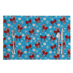 Christmas Party Knitted Pattern Print Placemat