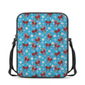 Christmas Party Knitted Pattern Print Rectangular Crossbody Bag