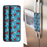 Christmas Party Knitted Pattern Print Refrigerator Handle Covers