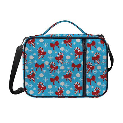 Christmas Party Knitted Pattern Print Shoulder Strap Bible Bag