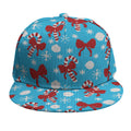 Christmas Party Knitted Pattern Print Snapback Cap