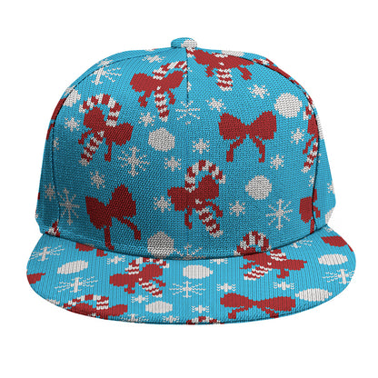 Christmas Party Knitted Pattern Print Snapback Cap