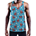 Christmas Party Knitted Pattern Print Men's Workout Tank Top