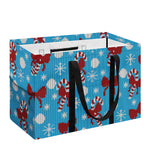 Christmas Party Knitted Pattern Print Utility Tote Bag